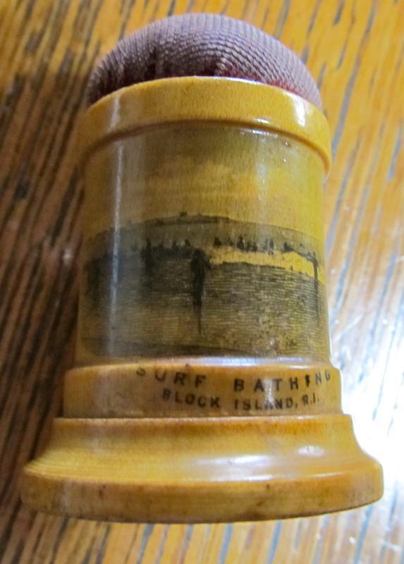 Mauchline Transferware Pin Cushion - Miscellaneous