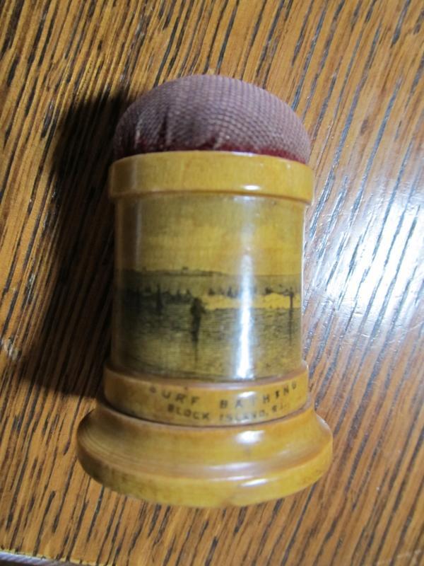 Mauchline Transferware Pin Cushion - Miscellaneous