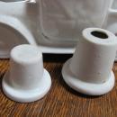 Truck Inkwell Ink Well Pounce Pot - fine porcelain