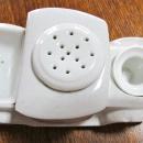 Truck Inkwell Ink Well Pounce Pot - fine porcelain