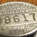 Badge CHAUFFEUR TAG - Medals/Buttons & Badges
