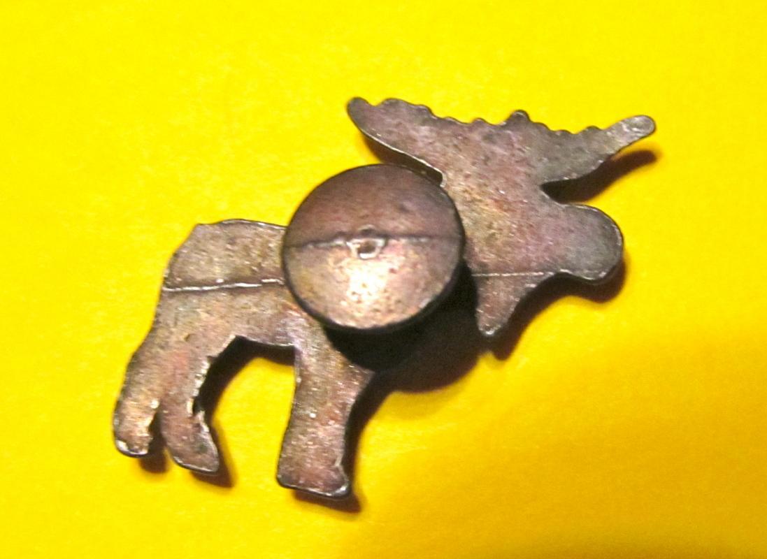 Bull Moose Mascot Teddy Roosefelt - metalware