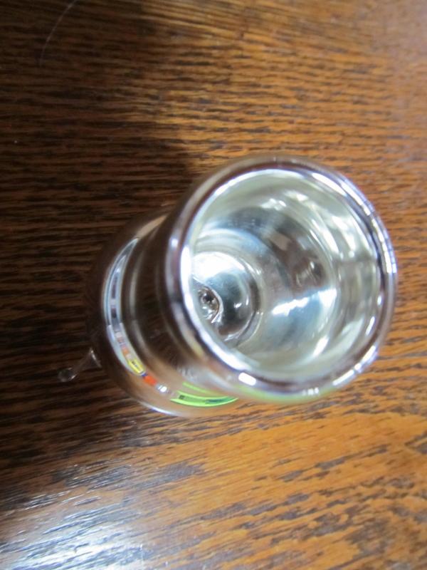 MERCURY GLASS Footed Tooth Pick - Glass