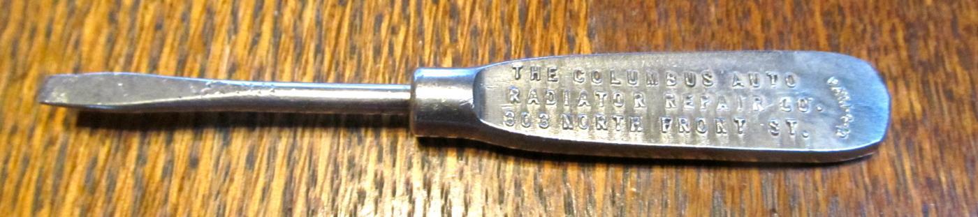 Columbus Auto Radiator Repair Co.Screw Driver - Tool