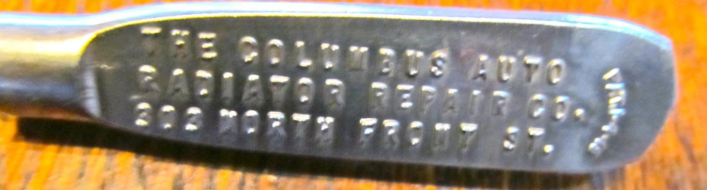 Columbus Auto Radiator Repair Co.Screw Driver - Tool