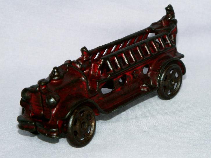 Fire Ladder Cast Iron Toy Truck