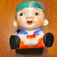 EGG CUP Dutch Boy Figural - Porcelain/Fine China