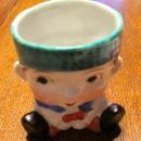 EGG CUP Dutch Boy Figural - Porcelain/Fine China