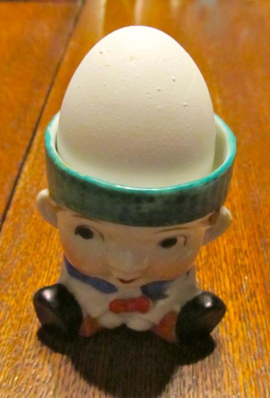 EGG CUP Dutch Boy Figural - Porcelain/Fine China