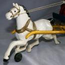Kenton Cast Iron Horse Drawn Hansom Cab - Toys