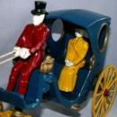Kenton Cast Iron Horse Drawn Hansom Cab - Toys
