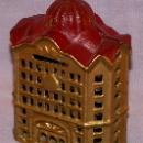 Domed BANK BUILDING Cast Iron Bank - Toys