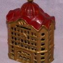Domed BANK BUILDING Cast Iron Bank - Toys