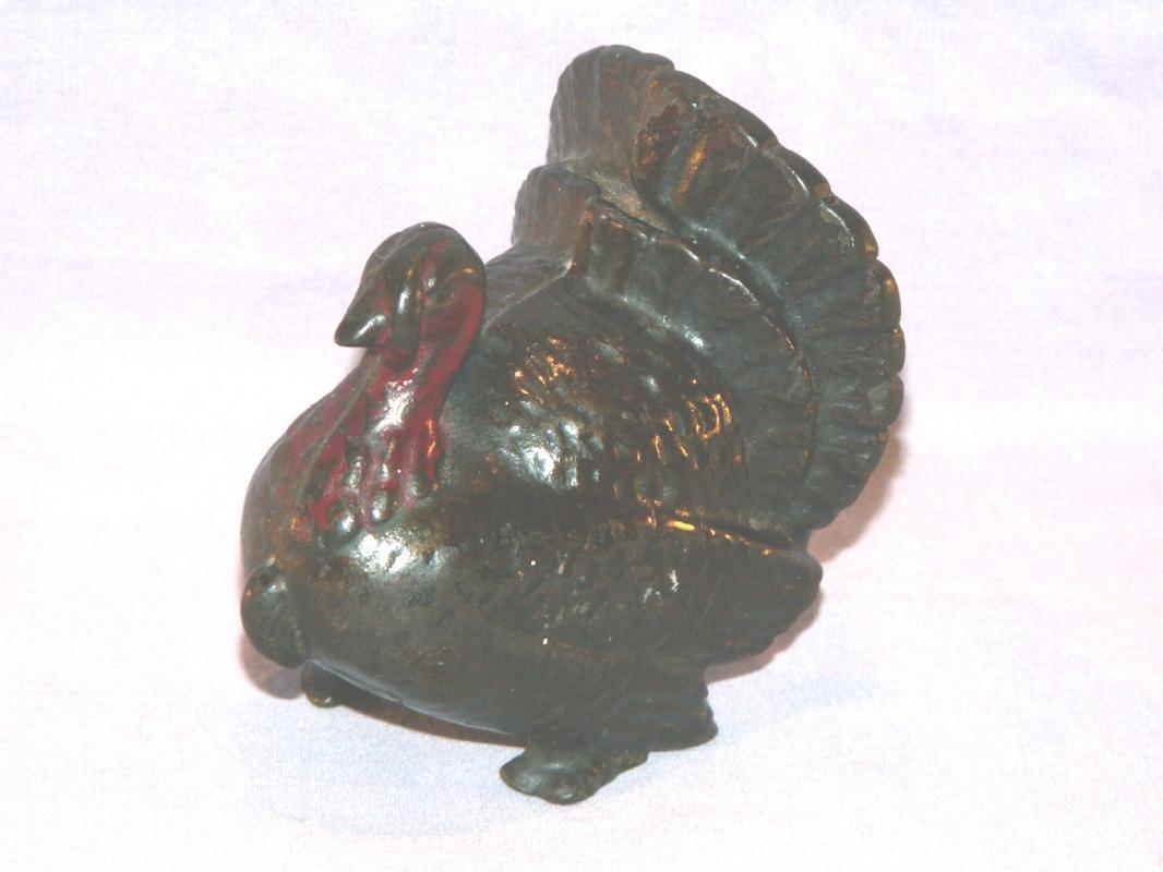 Cast Iron TURKEY Bank - Toys