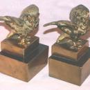 Pompeian Bronze OWL Bookends - Metalware