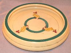 ROSEVILLE Juvenile Ware DUCK Roll Plate - Porcelain