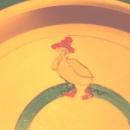 ROSEVILLE Juvenile Ware DUCK Roll Plate - Porcelain