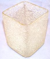 Frosted Crackle Glass PICKLE CASTOR