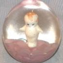 KEWPIE DOLL Glass Paperweight
