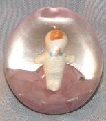 KEWPIE DOLL Glass Paperweight