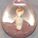 KEWPIE DOLL Glass Paperweight