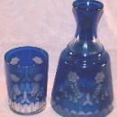 Cobalt Glass Bedroom Glass Set