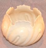 IRISH BELLEEK Porcelain Rose Bowl