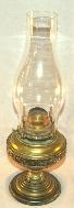 Decorative Brass Oil Lamp - Fine Art & Lamps