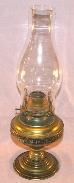 Decorative Brass Oil Lamp - Fine Art & Lamps