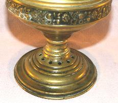 Decorative Brass Oil Lamp - Fine Art & Lamps