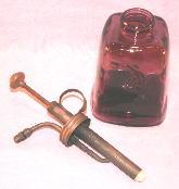 Amethyst Glass Sprayer Bottle