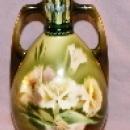 Austrian Majolica 2 Handled Vase - Porcelain