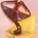 One PRETTY IN PLEATS Gray Metal Bookend - Metalware