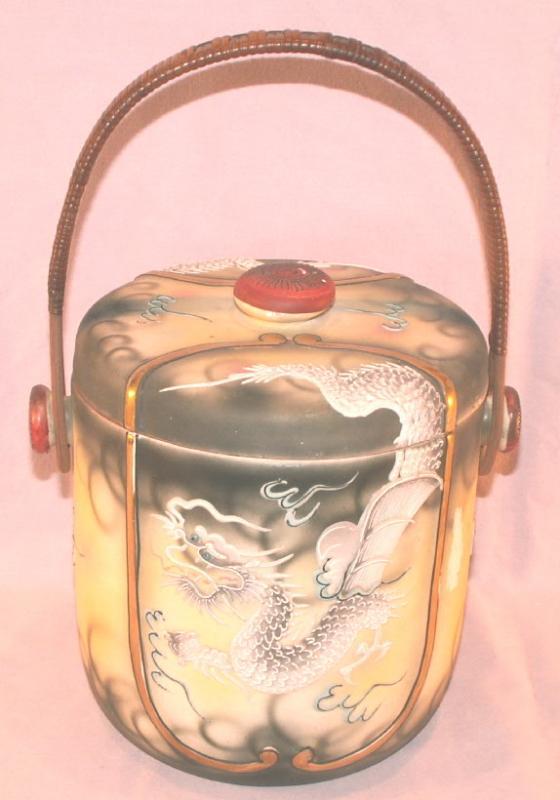 DRAGONWARE Porcelain Biscuit Jar