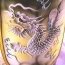 DRAGONWARE Porcelain Biscuit Jar