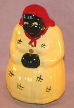 Occupied Japan MAMMY Porcelain Stringholder - Ethnographic