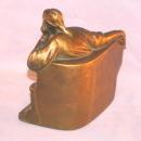 One Mantarani's DANTE Gray Metal Bookend - Metalware
