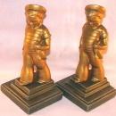 Frankart SAILOR BOY Cast Metal Bookends - Metalware