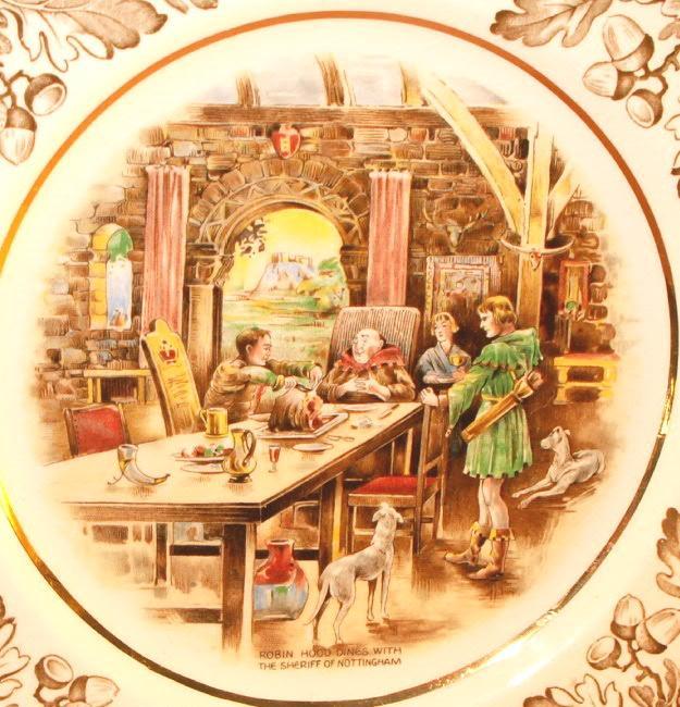 Decorative ROBIN HOOD Porcelain Plate