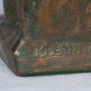 Bronze Clad THE BUILDER bOOKENDS - Metalware