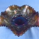 Carnival Glass ~ Northwood FRUITS and FLOWERS Bowl
