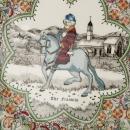 Chaucer's Canterbury Tales Porcelain Plate - THE FRANKLIN