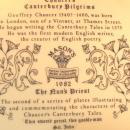 Chaucer's Canterbury Tales Porcelain Plate - THE NUN'S PRIEST