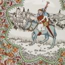 Chaucer's Canterbury Tales Porcelain Plate - THE MILLER
