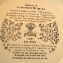 Chaucer's Canterbury Tales Porcelain Plate - THE MILLER