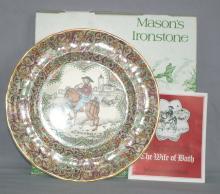 Chaucer's Canterbury Tales Porcelain Plate - THE WIFE OF BATH