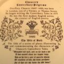 Chaucer's Canterbury Tales Porcelain Plate - THE WIFE OF BATH