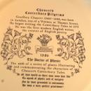 Chaucer's Canterbury Tales Porcelain Plate - THE DOCTOR OF PHYSIC