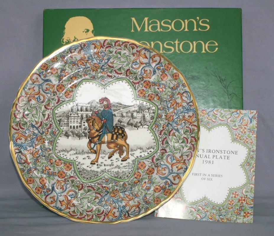 Chaucer's Canterbury Tales Porcelain Plate - THE KNIGHT