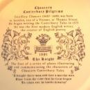 Chaucer's Canterbury Tales Porcelain Plate - THE KNIGHT